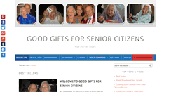 Desktop Screenshot of goodgiftsforseniorcitizens.com